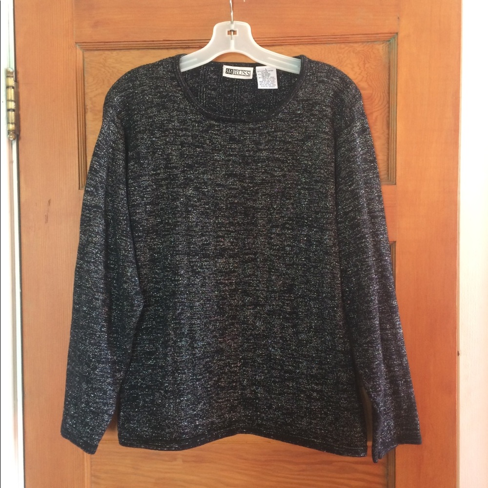 RUSS Long Sleeve Sparkle Sweater Sz L